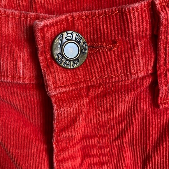 GAP 1969‎ Women's Red Corduroy Pants Size 6/28R - Picture 2 of 10